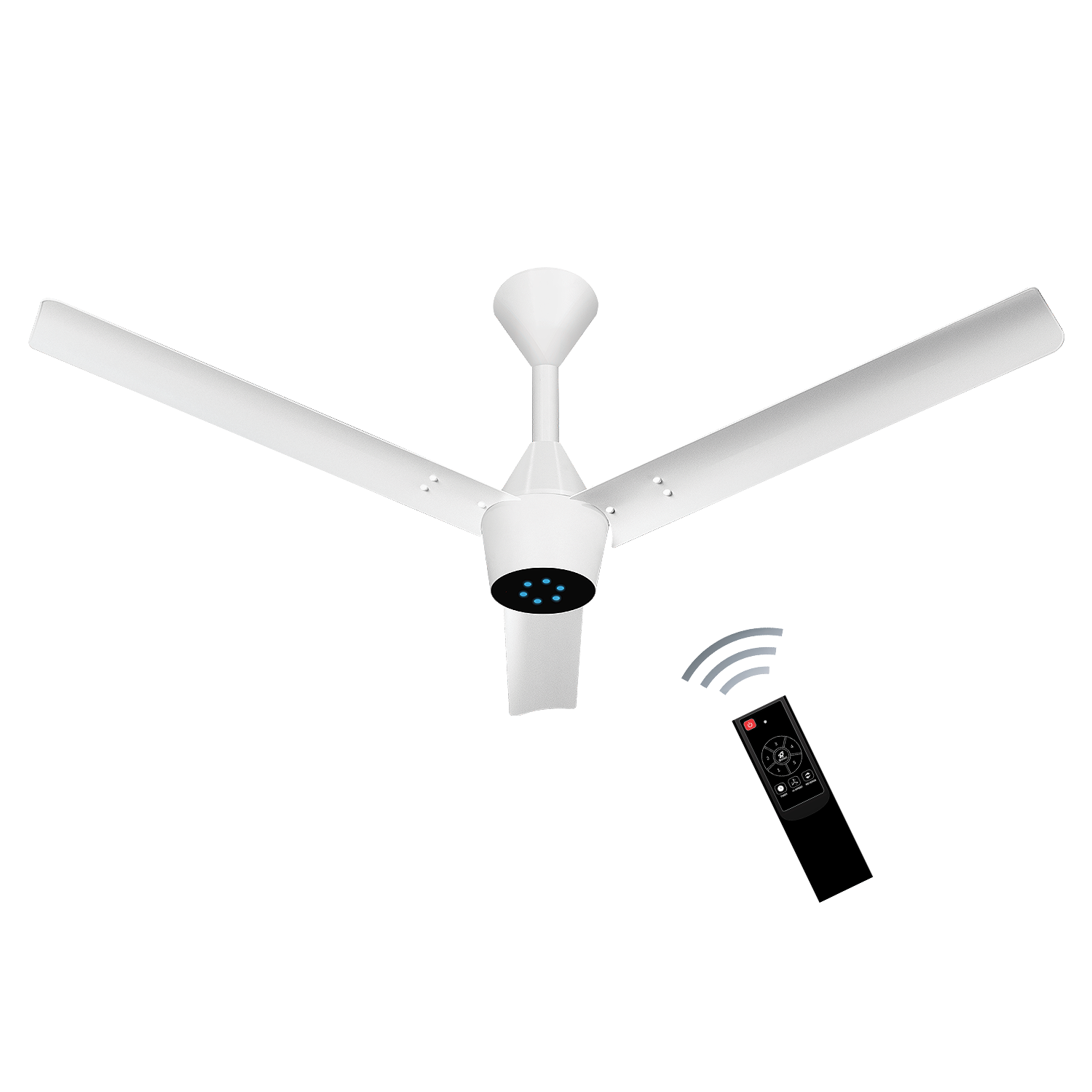 Radial Plus BLDC Ceiling Fan with IR Remote | 3-Year Warranty | 1200 mm