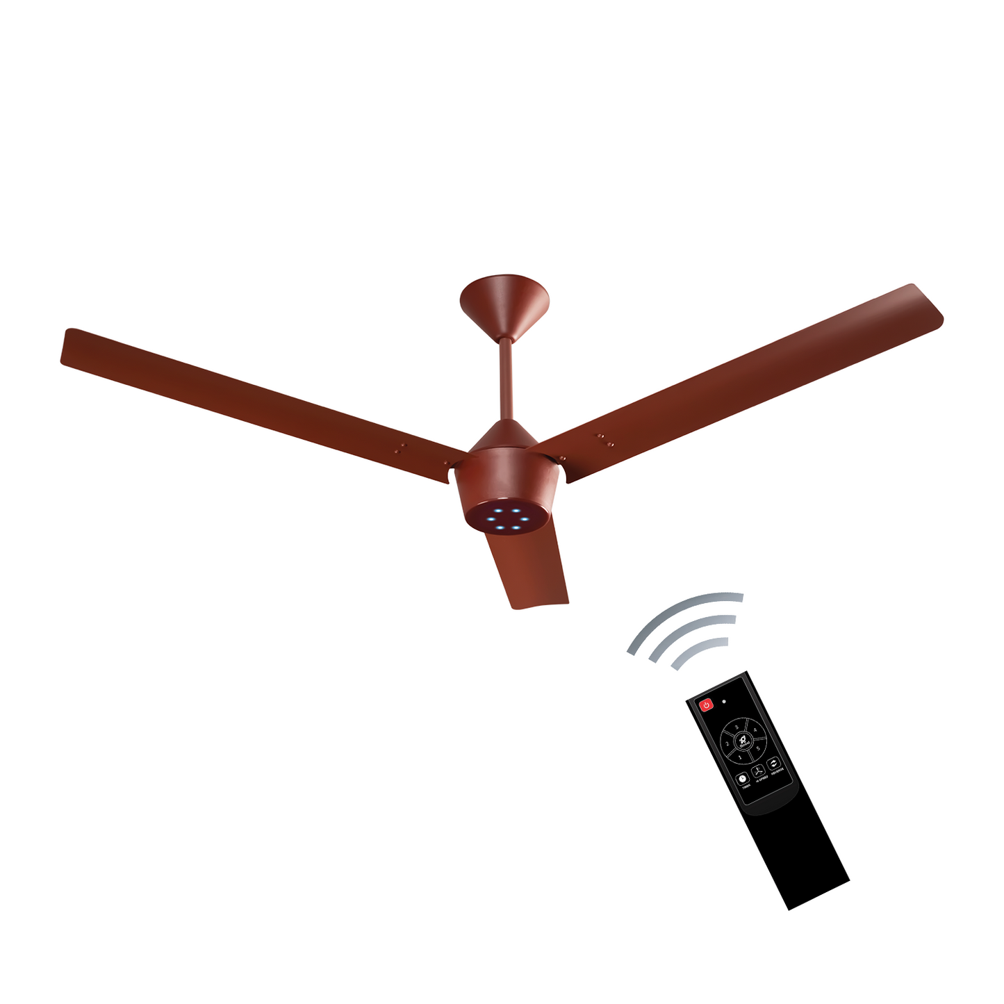 Radial BLDC Ceiling Fan with IR Remote | 3-Year Warranty | 1200 mm