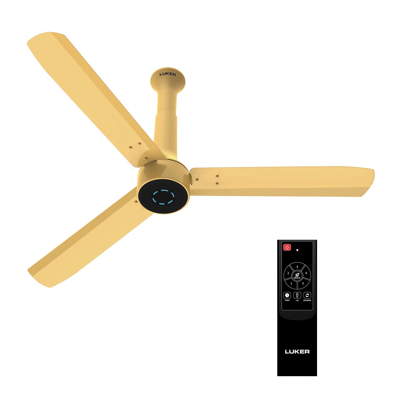 Size Alpha Cosmos BLDC Fan with IR Remote | 3-Year Warranty | 1200 mm