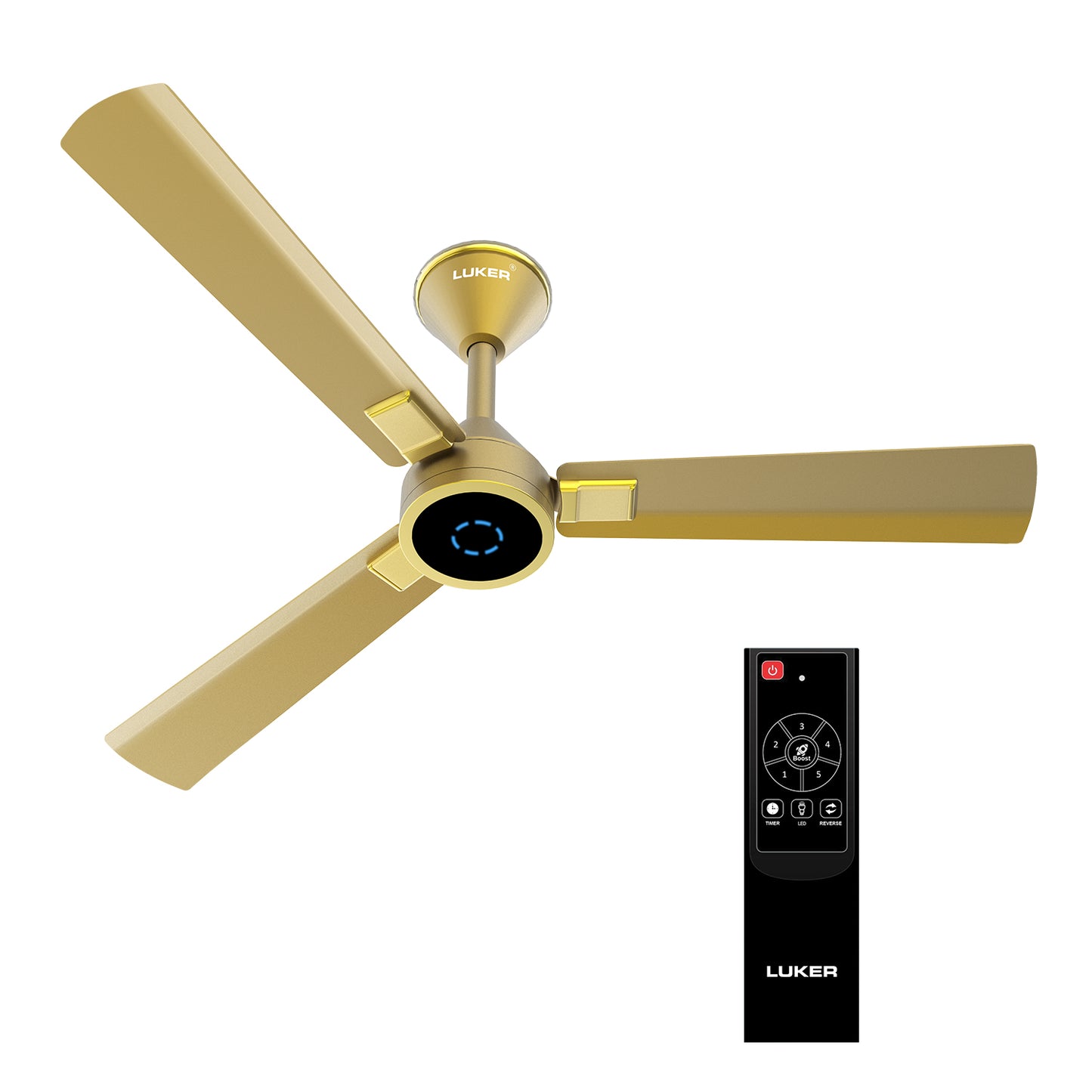 Size Alpha Galaxy BLDC Fan with IR Remote | 3-Year Warranty | 1320 mm