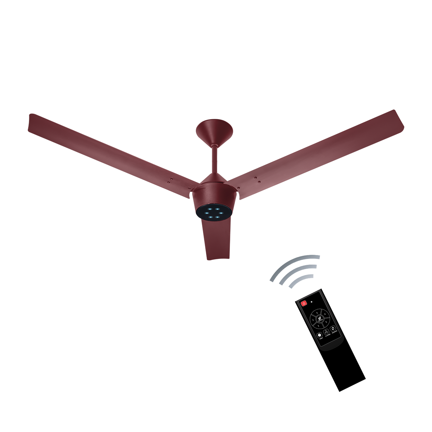 Radial BLDC Ceiling Fan with IR Remote | 3-Year Warranty | 1200 mm