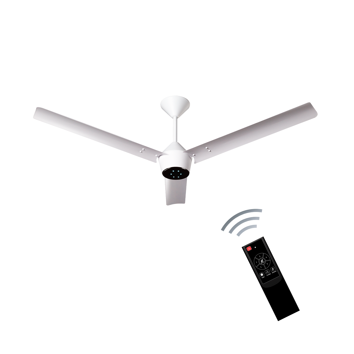 Radial BLDC Ceiling Fan with IR Remote | 3-Year Warranty | 1200 mm