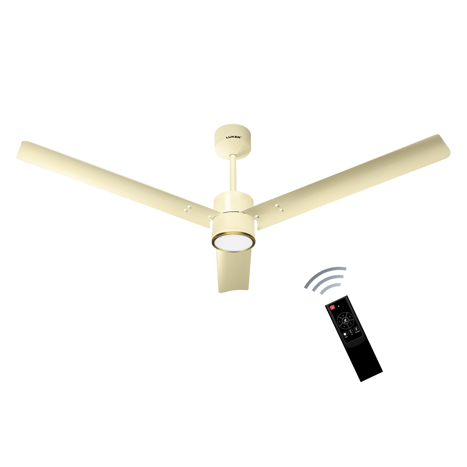 Size Zero Crown Glow BLDC Ceiling Fan with 3 Mode Underlight | IR Remote | 3-Year Warranty | 1200 mm | White White Copper Finish
