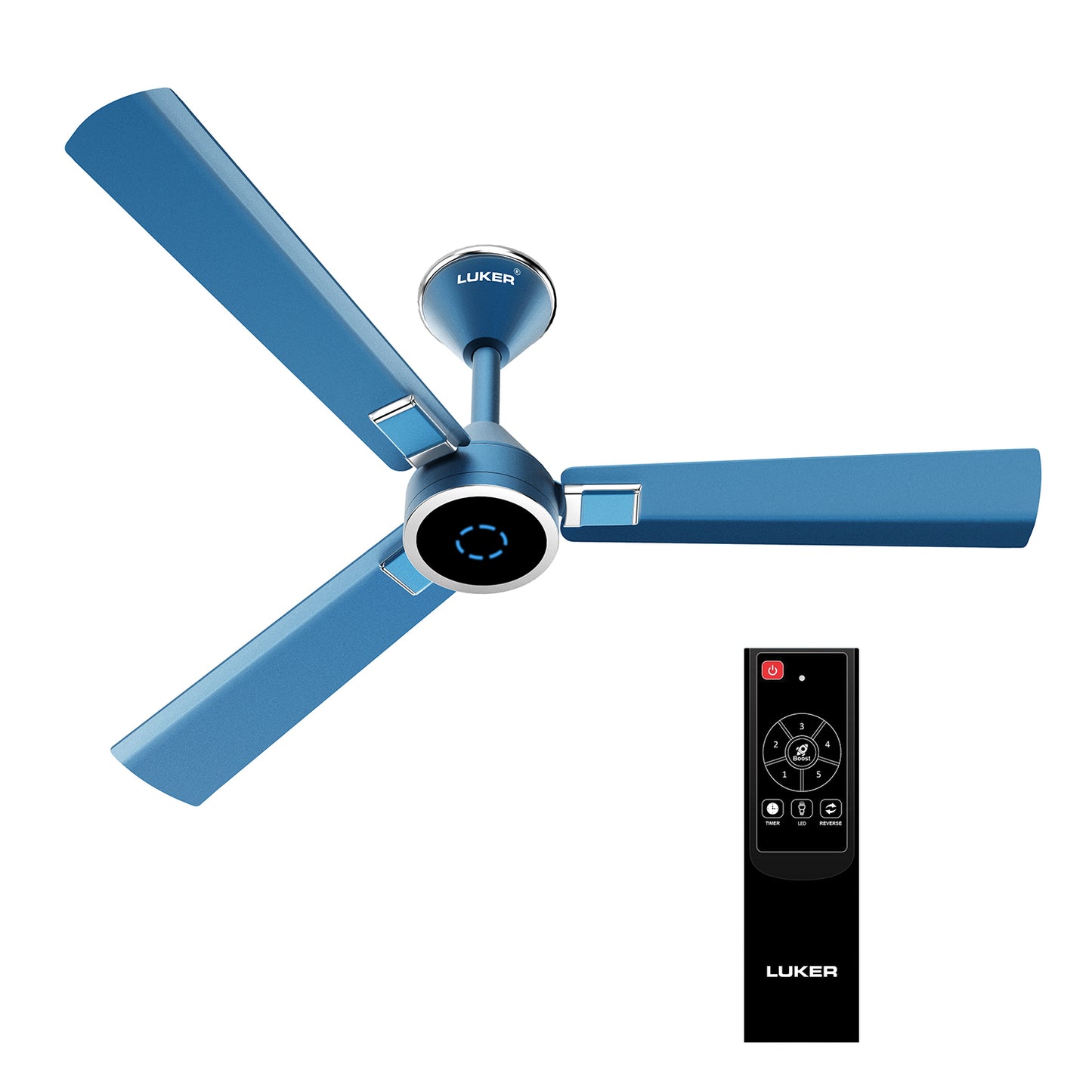 Size Alpha Galaxy BLDC Fan with IR Remote | 3-Year Warranty | 1320 mm
