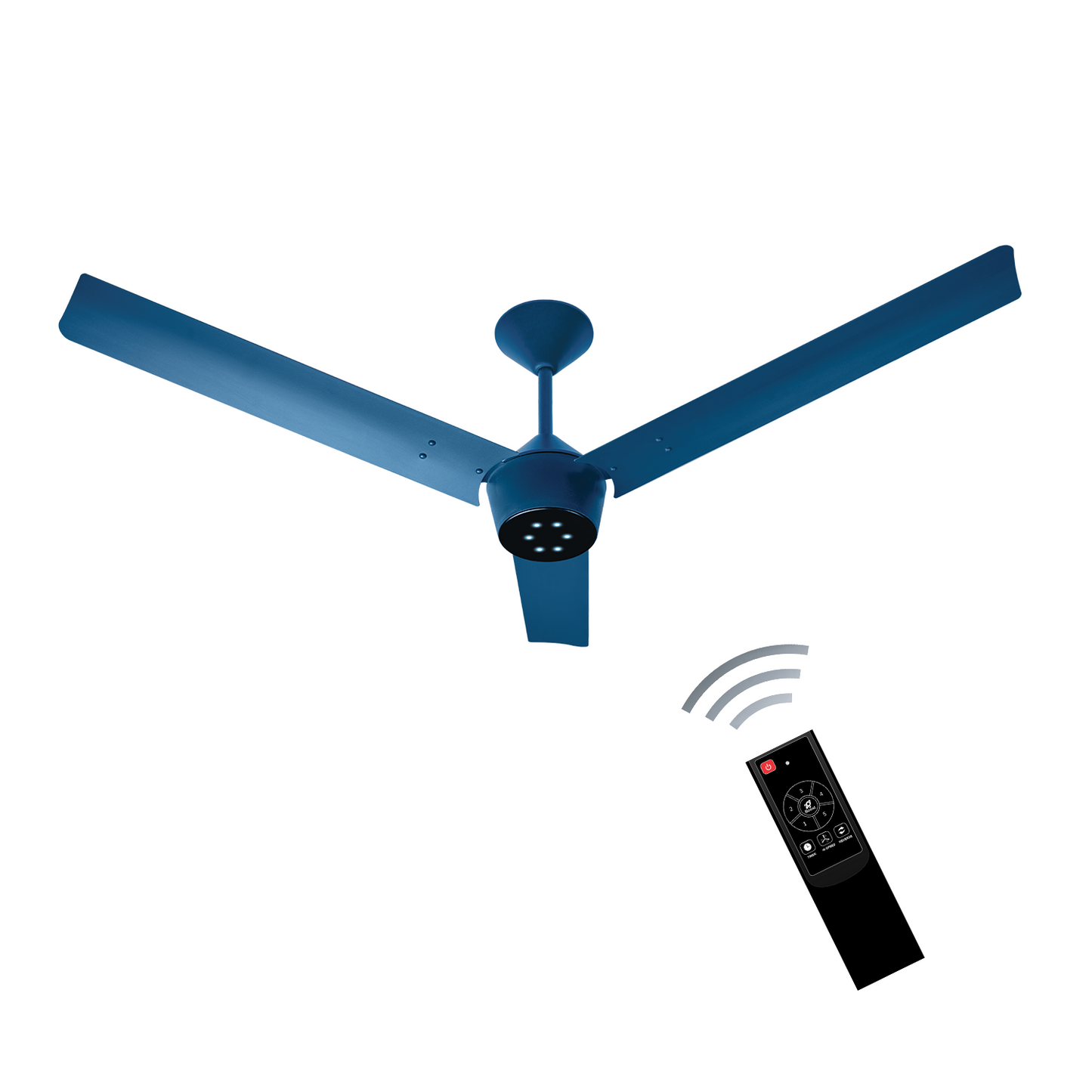 Radial BLDC Ceiling Fan with IR Remote | 3-Year Warranty | 1200 mm