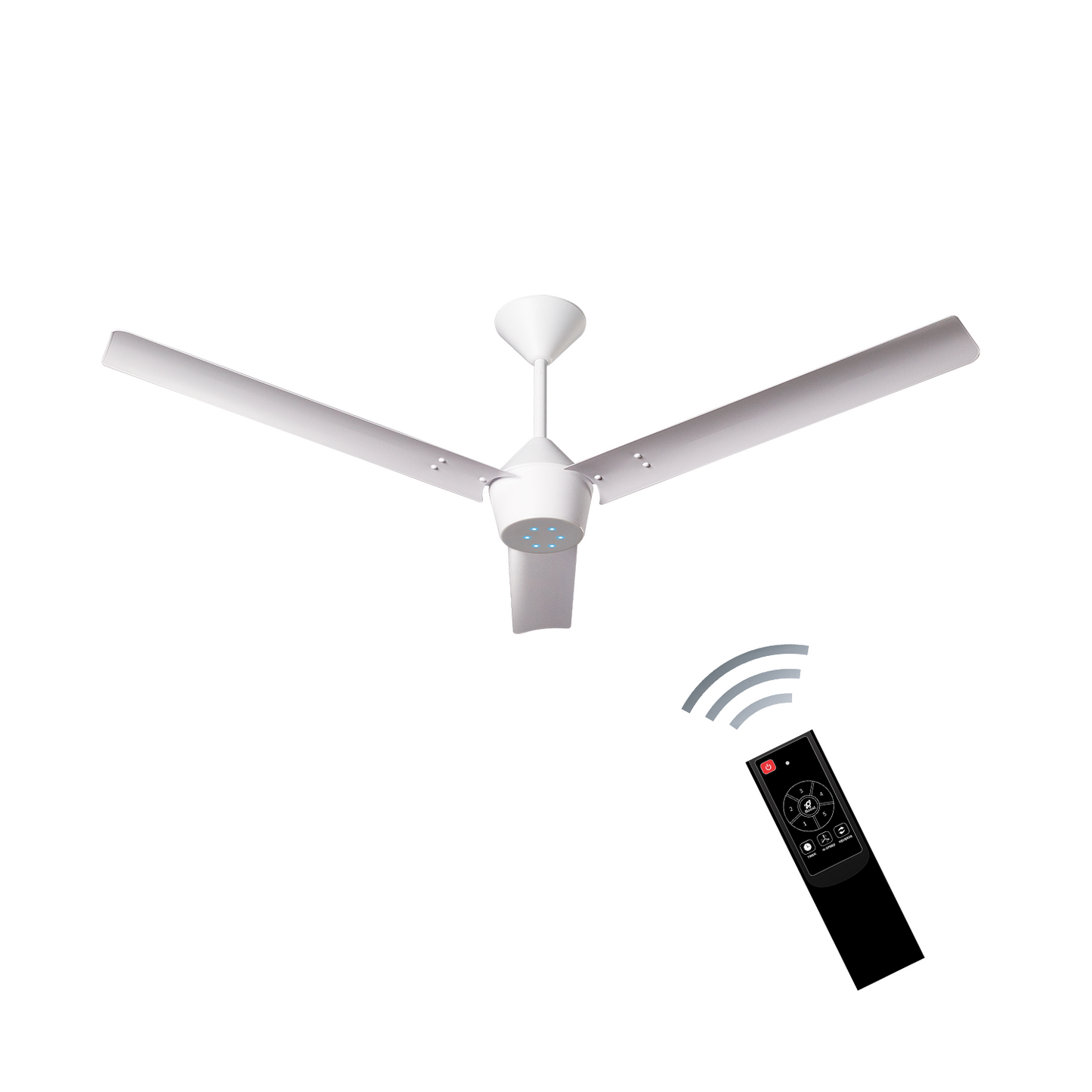 Radial BLDC Ceiling Fan with IR Remote | 3-Year Warranty | 1200 mm
