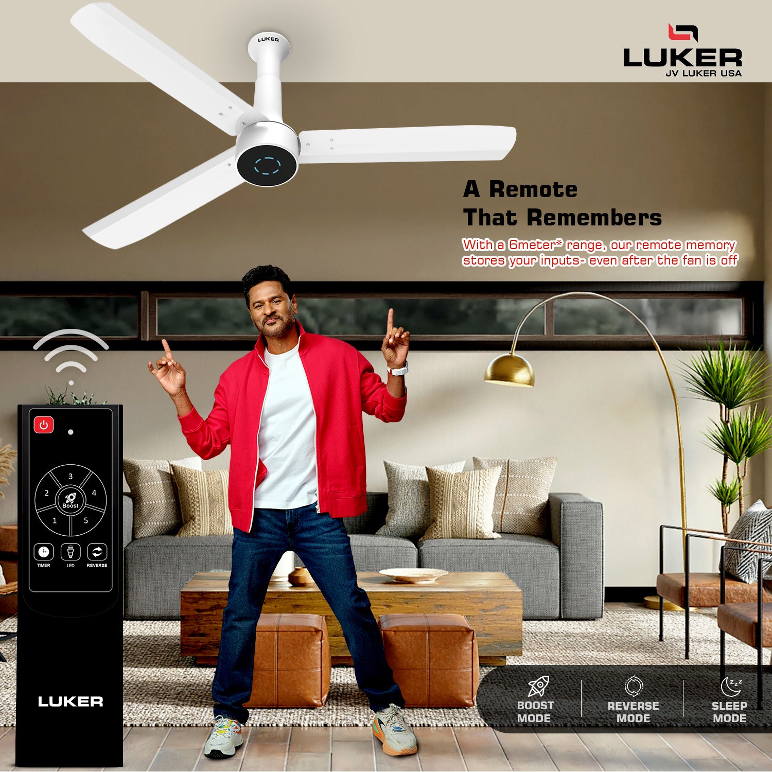 Size Alpha Cosmos BLDC Fan with IR Remote | 3-Year Warranty | 1200 mm