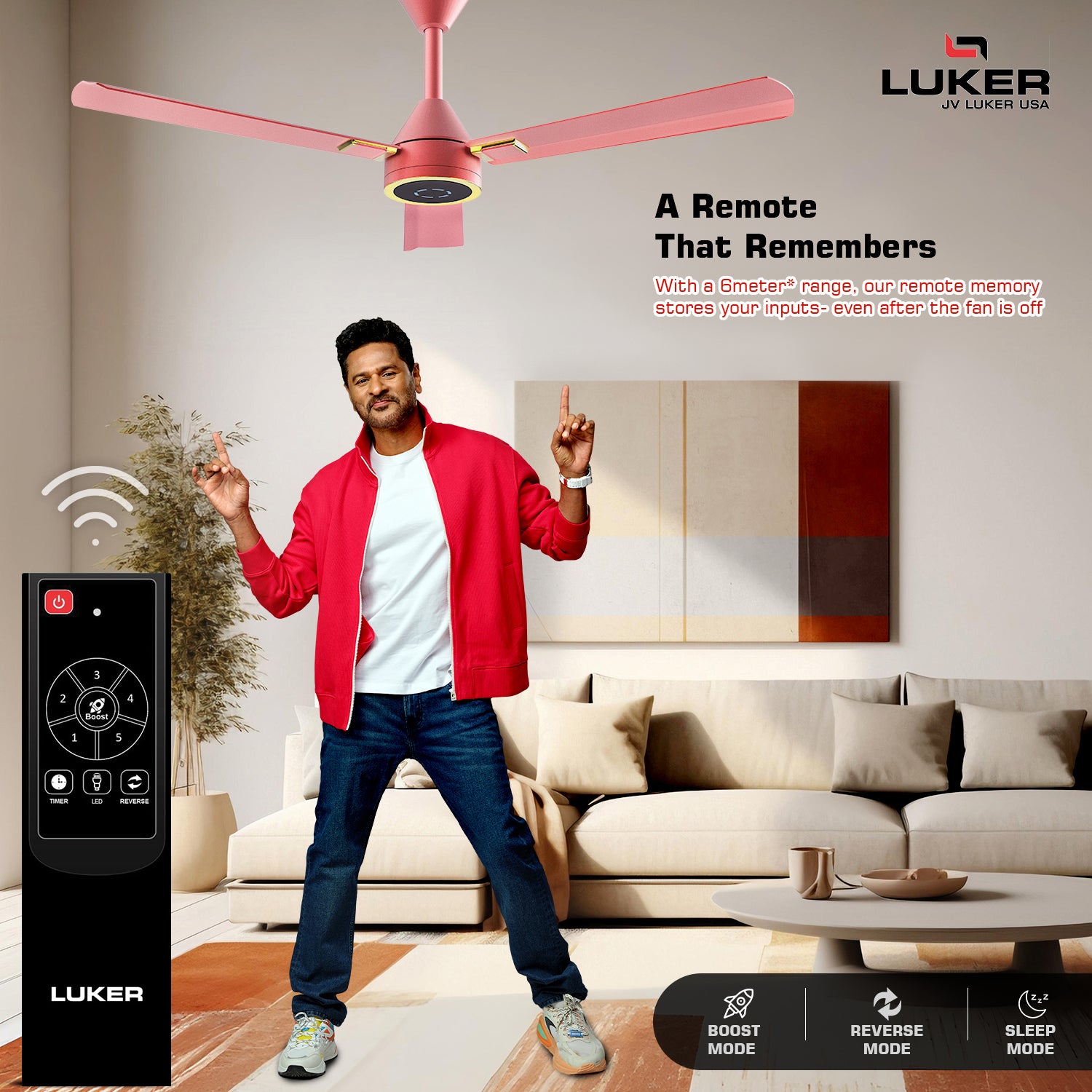 Size Alpha Galaxy BLDC Fan with IR Remote | 3-Year Warranty | 1320 mm