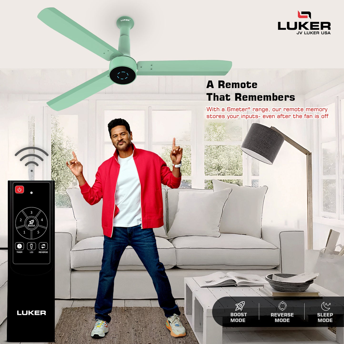 Size Alpha Cosmos BLDC Fan with IR Remote | 3-Year Warranty | 1200 mm