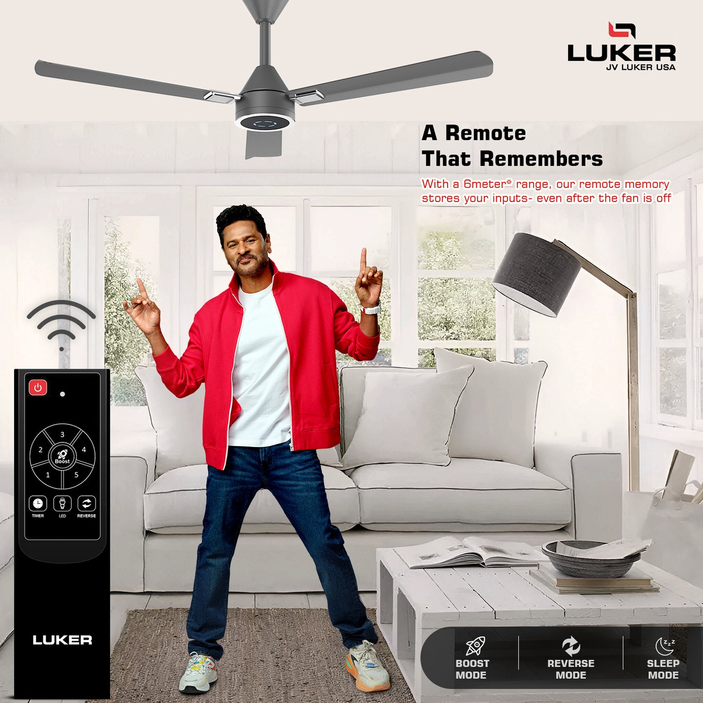 Size Alpha Galaxy BLDC Fan with IR Remote | 3-Year Warranty | 1320 mm