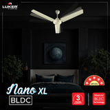 Nano XL BLDC Ceiling Fan with IR Remote | 2-Year Warranty | 1200 mm
