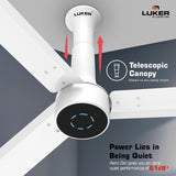 Size Alpha Cosmos BLDC Fan with IR Remote | 3-Year Warranty | 1200 mm