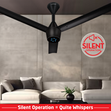 Radial Plus BLDC Ceiling Fan with IR Remote | 3-Year Warranty | 1200 mm