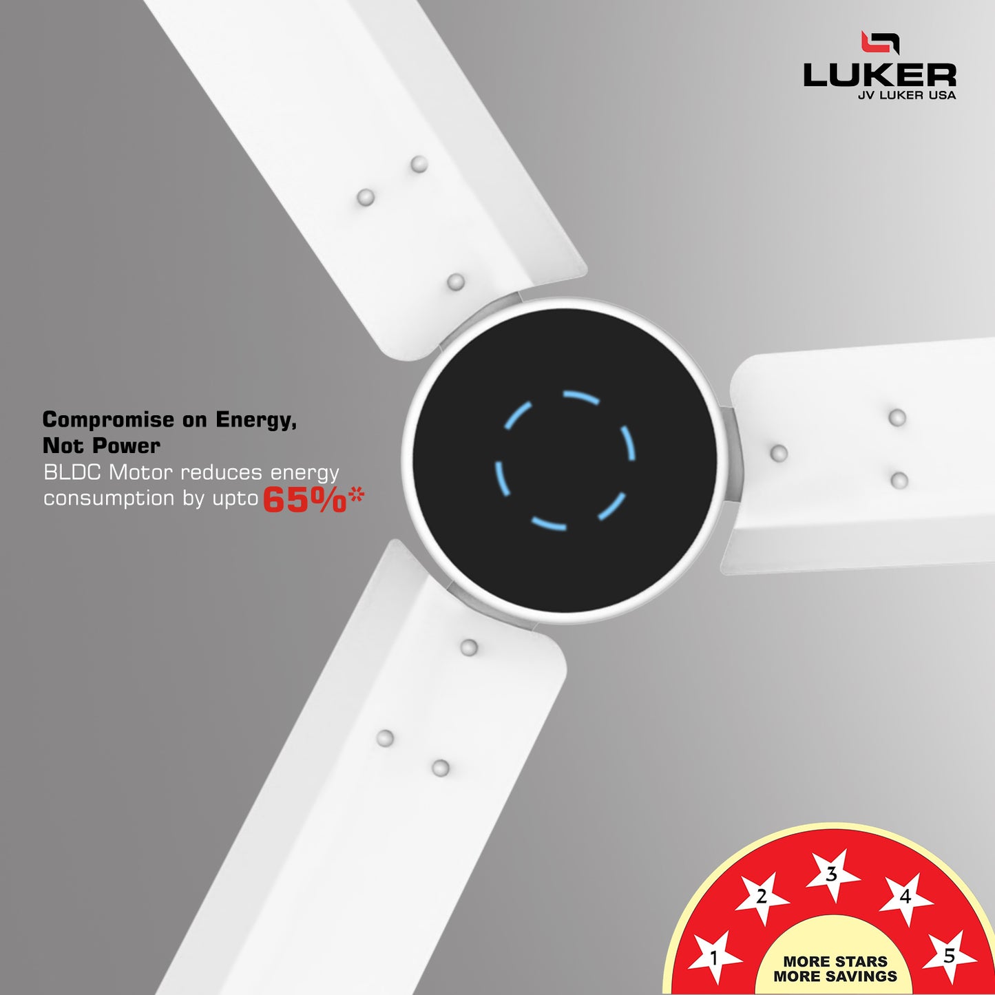 Size Alpha Cosmos BLDC Fan with IR Remote | 3-Year Warranty | 1200 mm