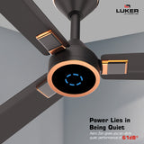 Size Alpha Galaxy BLDC Fan with IR Remote | 3-Year Warranty | 1320 mm