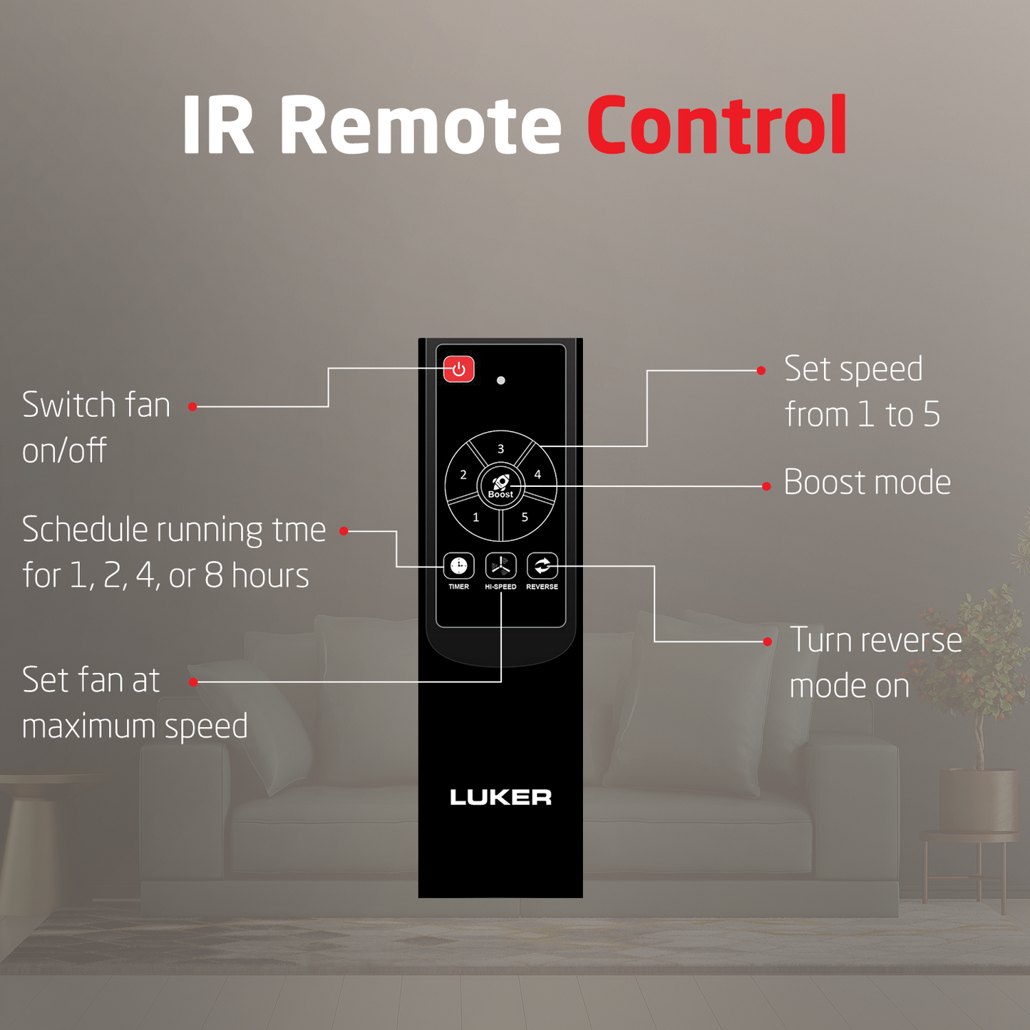 Radial Wood BLDC Ceiling Fan with IR Remote | 3-Year Warranty | 1200 mm