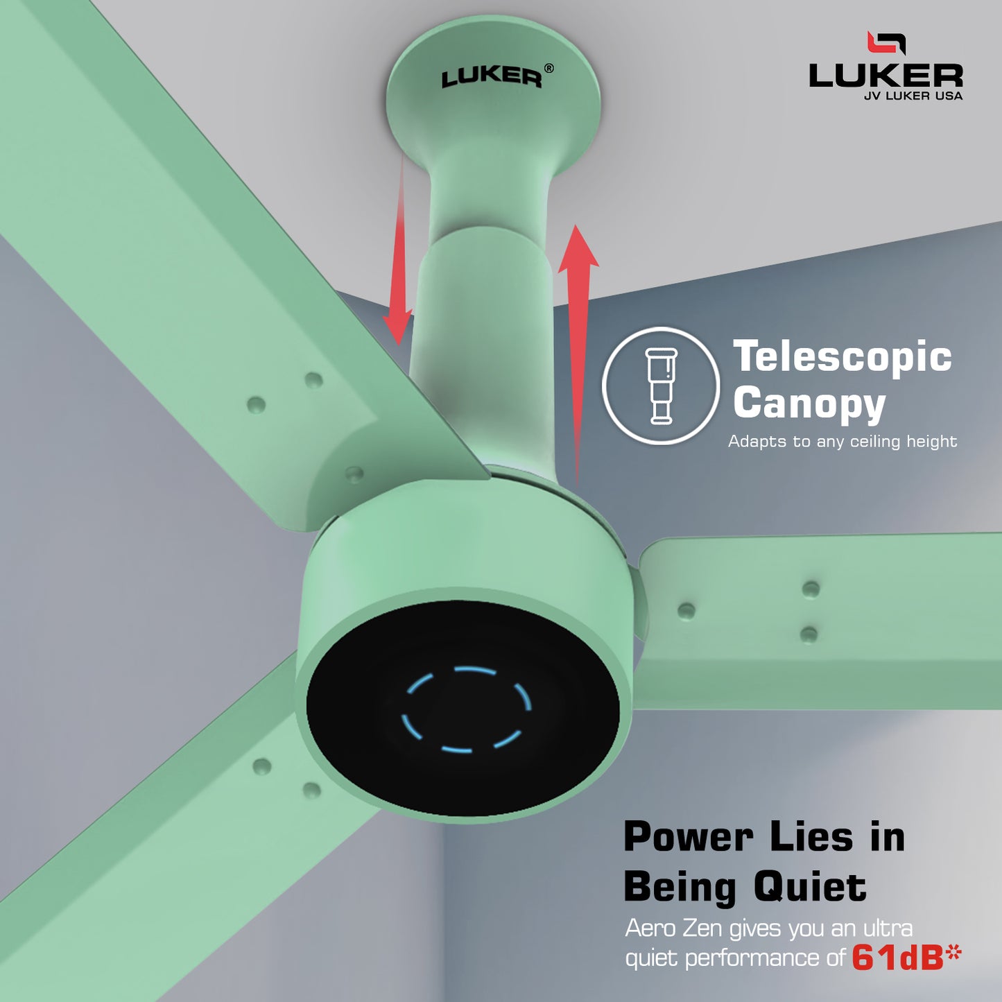 Size Alpha Cosmos BLDC Fan with IR Remote | 3-Year Warranty | 1200 mm