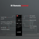 Size Zero Crown Wood BLDC Fan with IR Remote | 3-Year Warranty | 1200 mm | White Teakwood White Copper Finish