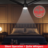 Radial Glow BLDC Ceiling Fan with 3 Mode Underlight | IR Remote | 3-Year Warranty | 1200 mm