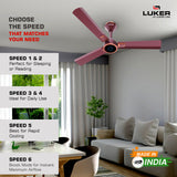 Size Alpha Galaxy BLDC Fan with IR Remote | 3-Year Warranty | 1320 mm