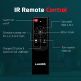 Size Zero Crown Glow BLDC Ceiling Fan with 3 Mode Underlight | IR Remote | 3-Year Warranty | 1200 mm