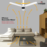 Size Alpha Cosmos BLDC Fan with IR Remote | 3-Year Warranty | 1200 mm