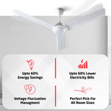 Nano XL Standard Ceiling Fan with Regulator | 2-Year Warranty | 1200 mm