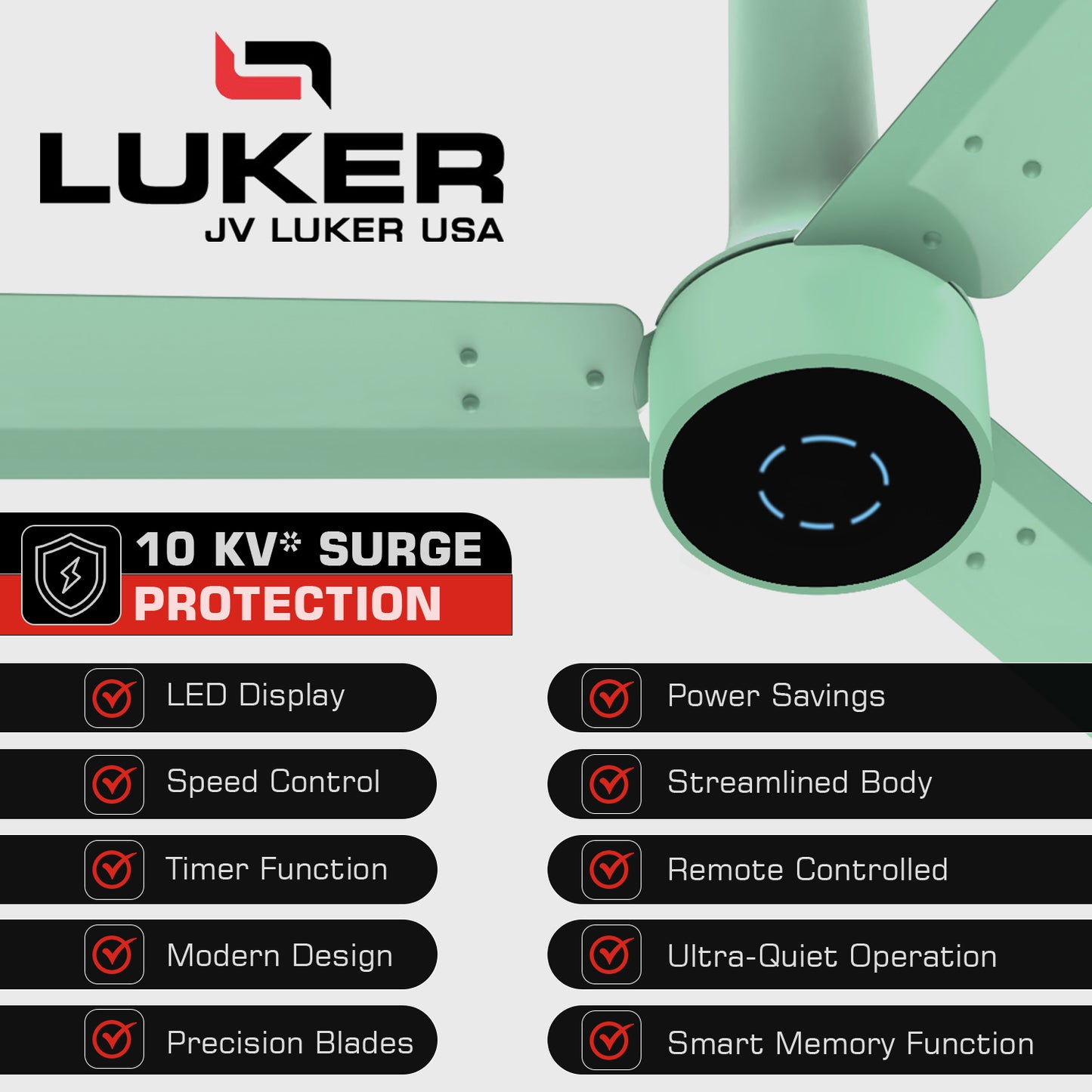 Size Alpha Cosmos BLDC Fan with IR Remote | 3-Year Warranty | 1200 mm