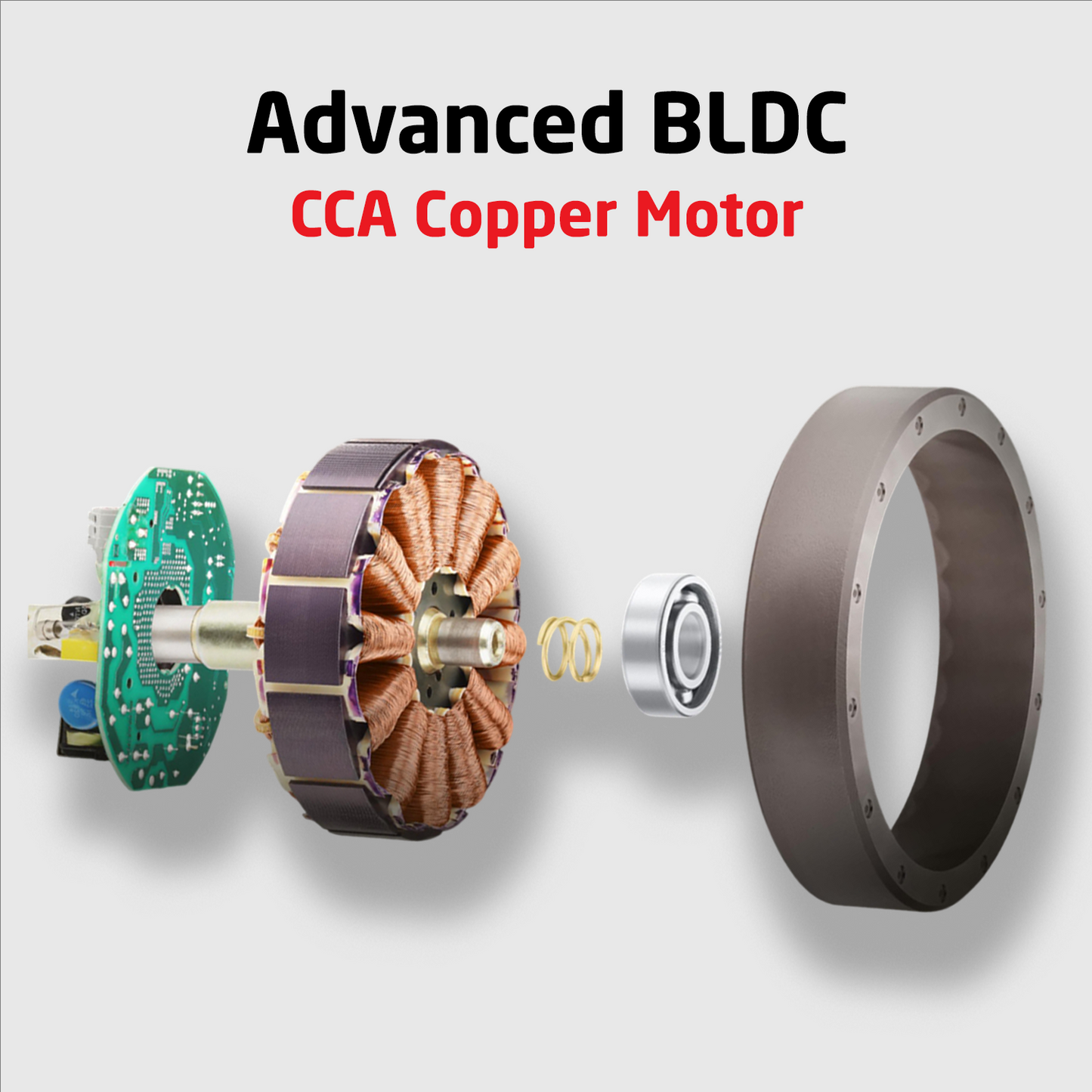 Size Zero Crown Plus BLDC Fan with IR Remote | 3-Year Warranty | 1200 mm | White White Black Copper Finish