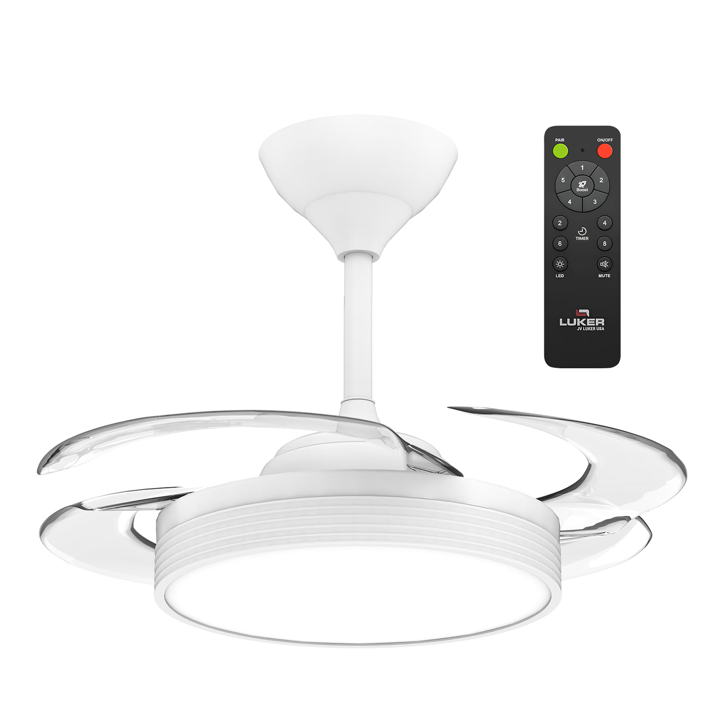 Diana BLDC Ceiling Fan with 3 Mode Underlight | RF Remote | 2 Year Warranty | 1050 mm