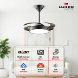 Diana BLDC Ceiling Fan with 3 Mode Underlight | RF Remote | 2 Year Warranty | 1050 mm