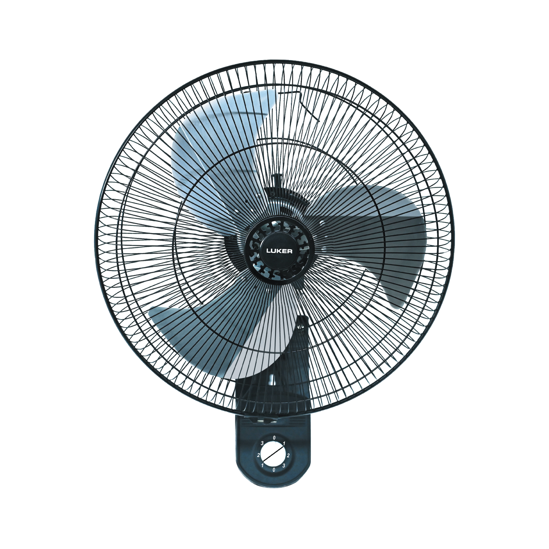 L3 Wall Fan | 2-Year Warranty | 450mm | Black Metallic Silver Finish