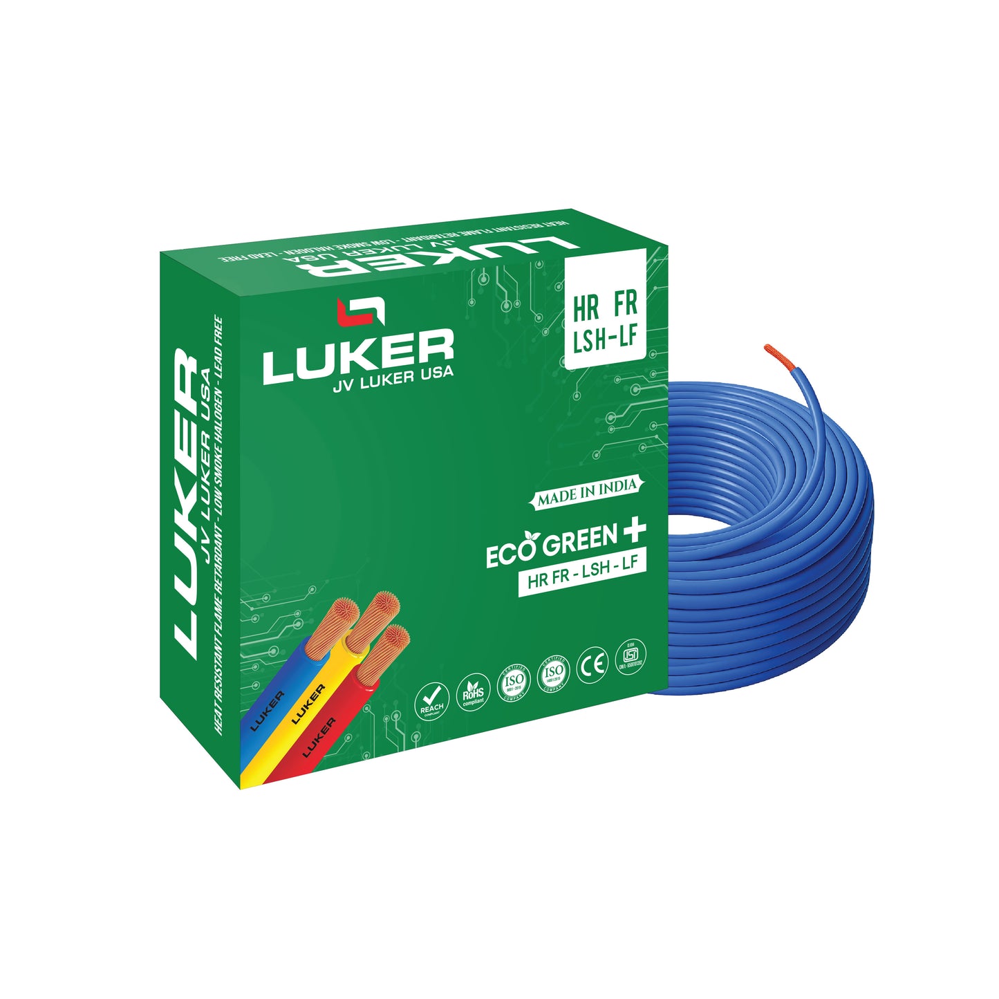 Eco Green + HR-FR-LSH-LF | 6.00 SQMM | Class 5 (90Mtr)