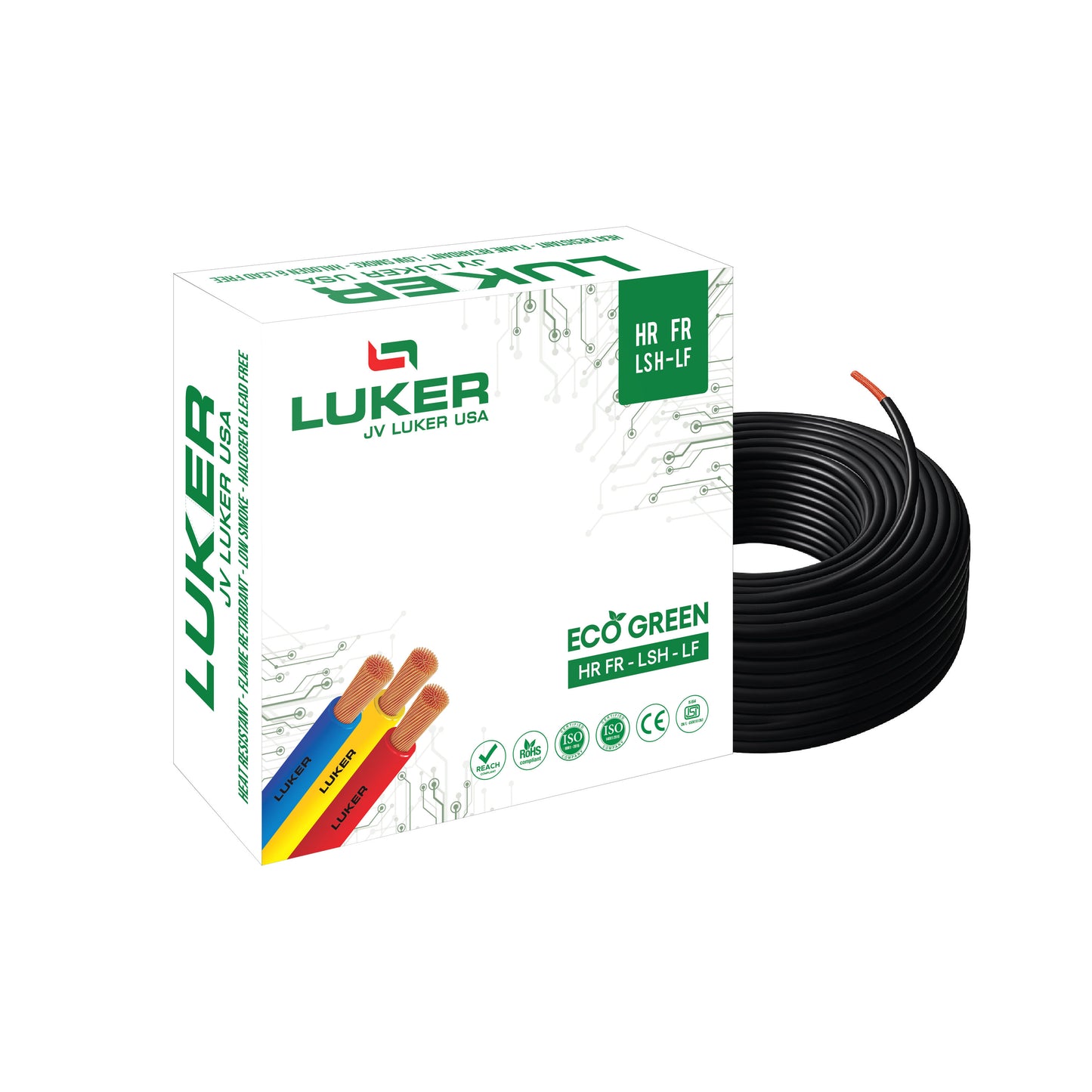 Eco Green HR-FR-LSH-LF  | 6.00 SQMM | Class 5 (90Mtr)