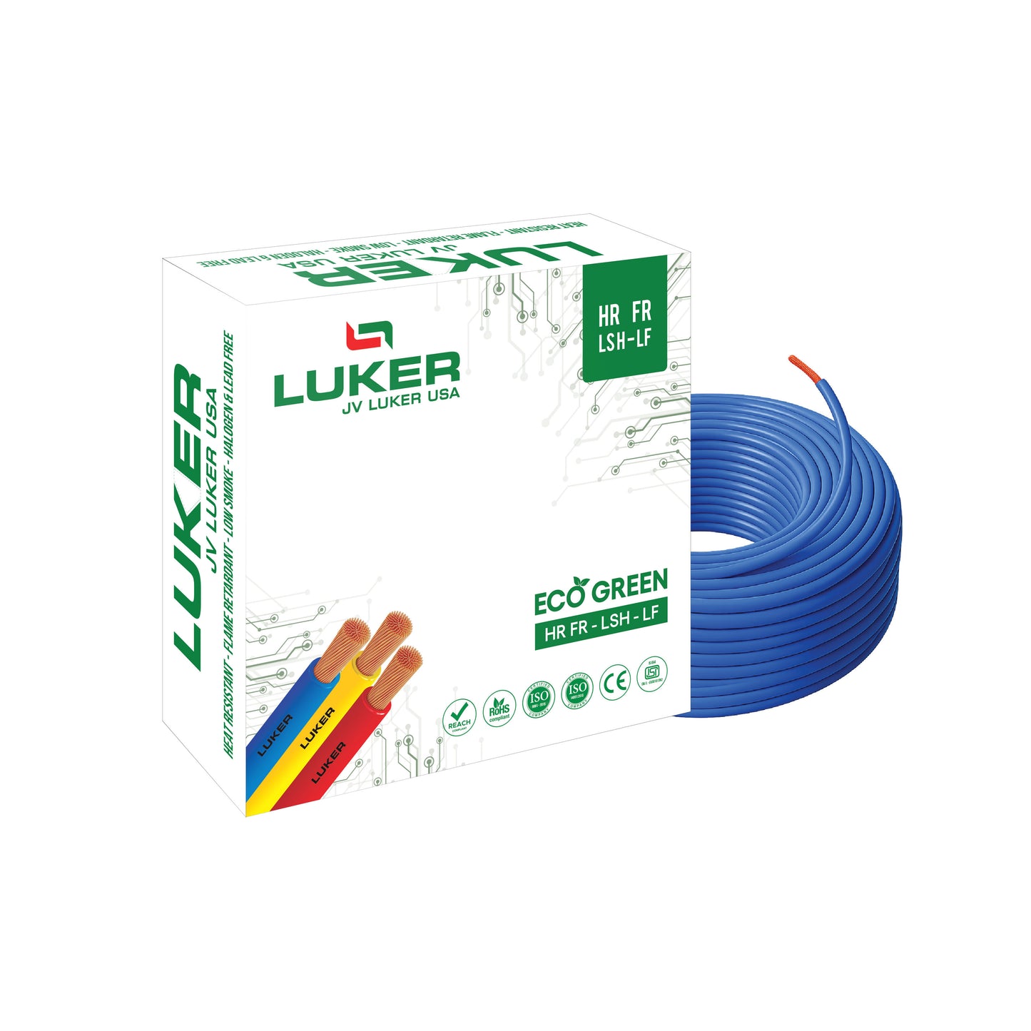 Eco Green HR-FR-LSH-LF  | 6.00 SQMM | Class 5 (90Mtr)
