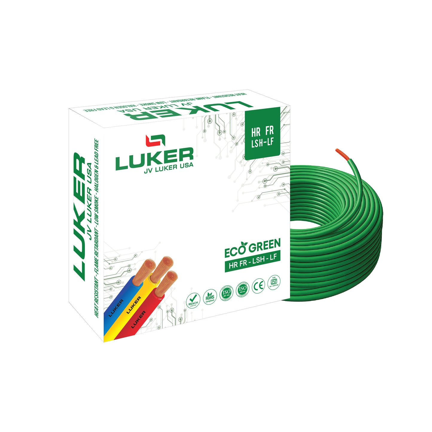 Eco Green HR-FR-LSH-LF  | 6.00 SQMM | Class 5 (90Mtr)