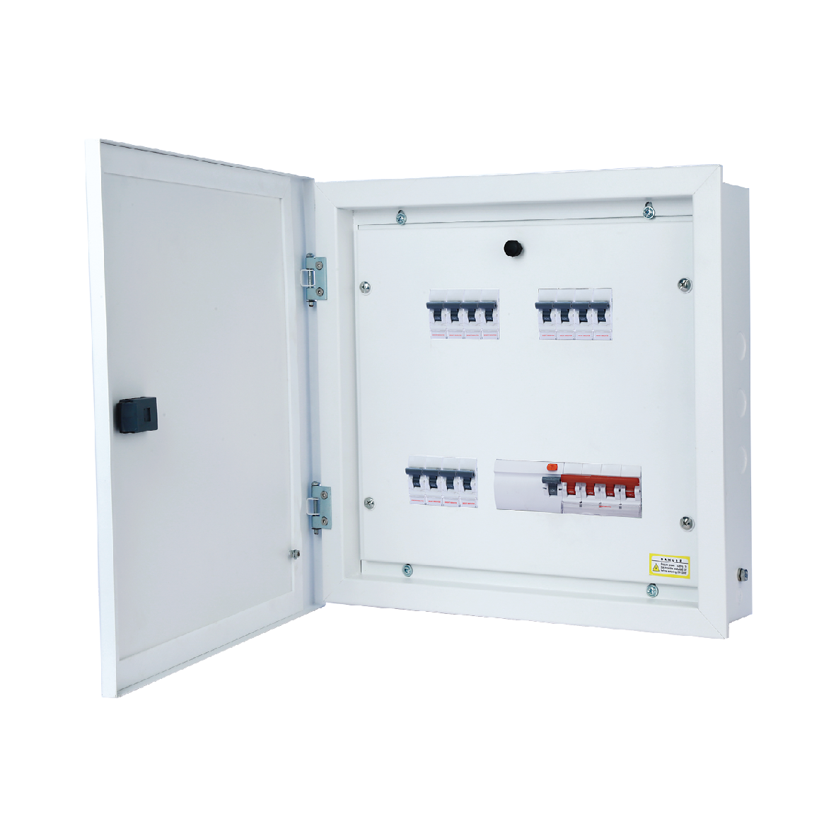 8-Way TPN Distribution Board | 415V 3-Phase | 8M Incomer & 24M Outgoing | 100A Copper Bus Bar | 10kA SCCR | IP42 | 7-Year Warranty