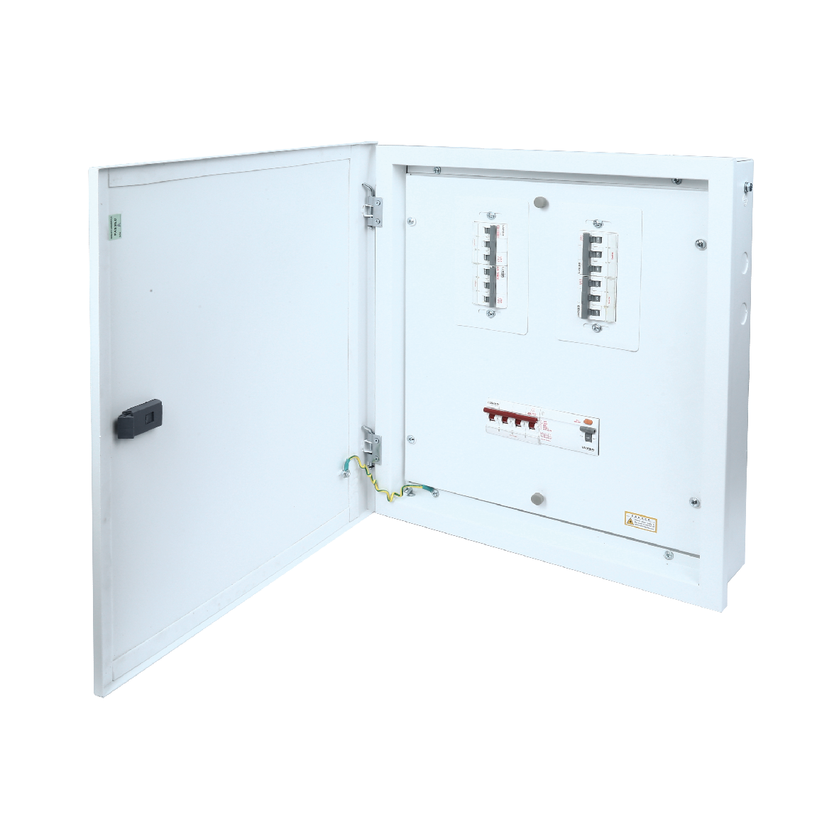 12-Way TPN Vertical Distribution Board | 415V 3-Phase | 12M Incomer & 36M Outgoing | 100A Copper Bus Bar | 10kA SCCR | IP42 | 7-Year Warranty