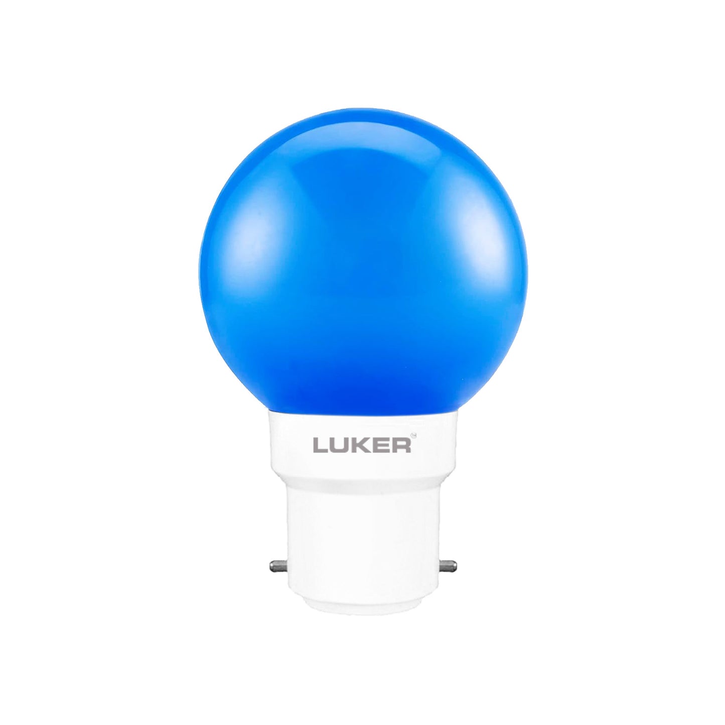 Foco High Glow 0.5W LED Color Bulb | Blue | B22 Base