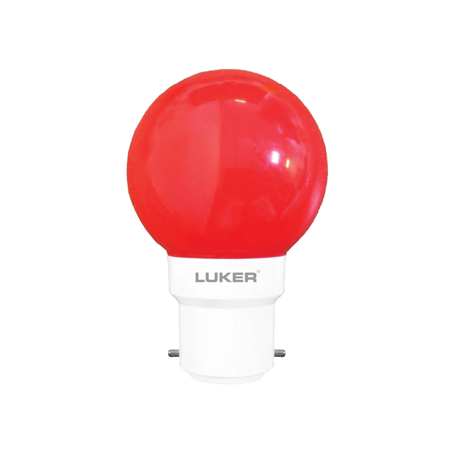 Foco High Glow 0.5W LED Color Bulb | Red | B22 Base