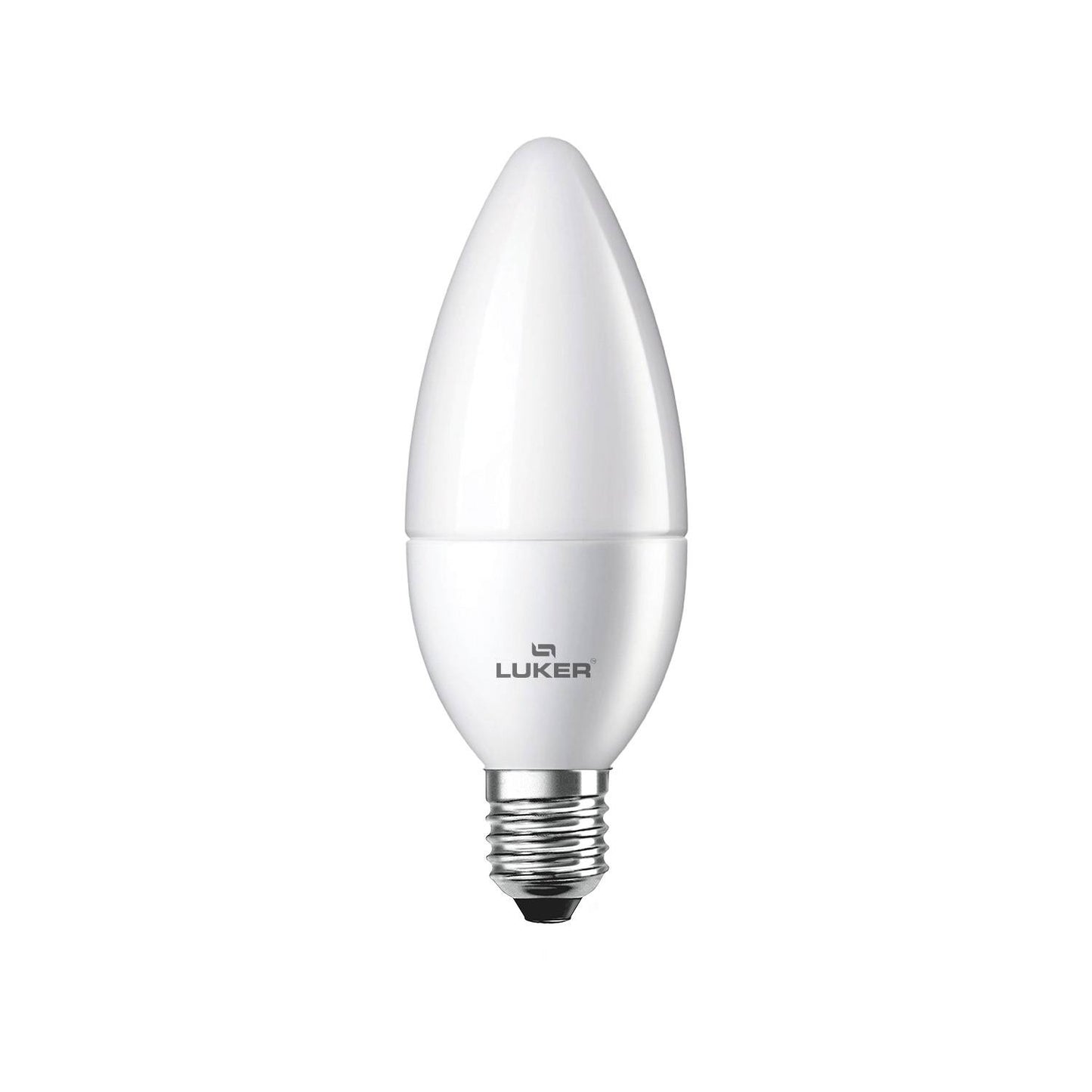 Spark DOB 5W Candle Bulb | White (WH) | E27 Base | Energy Efficient LED | 1 Star Rated