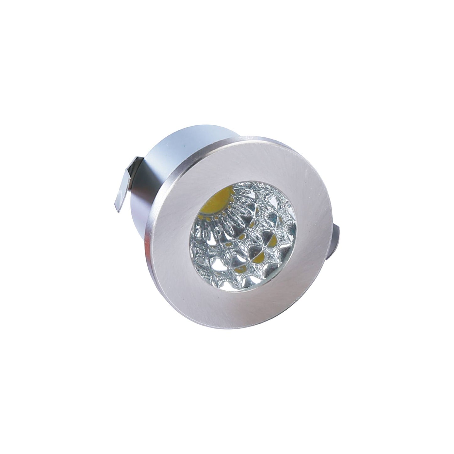 Corvus 1W Round Concealed LED Spot Light | 24° Beam Angle | Red Colour | Chrome Finish Aluminium Body | Indoor Spot Lighting
