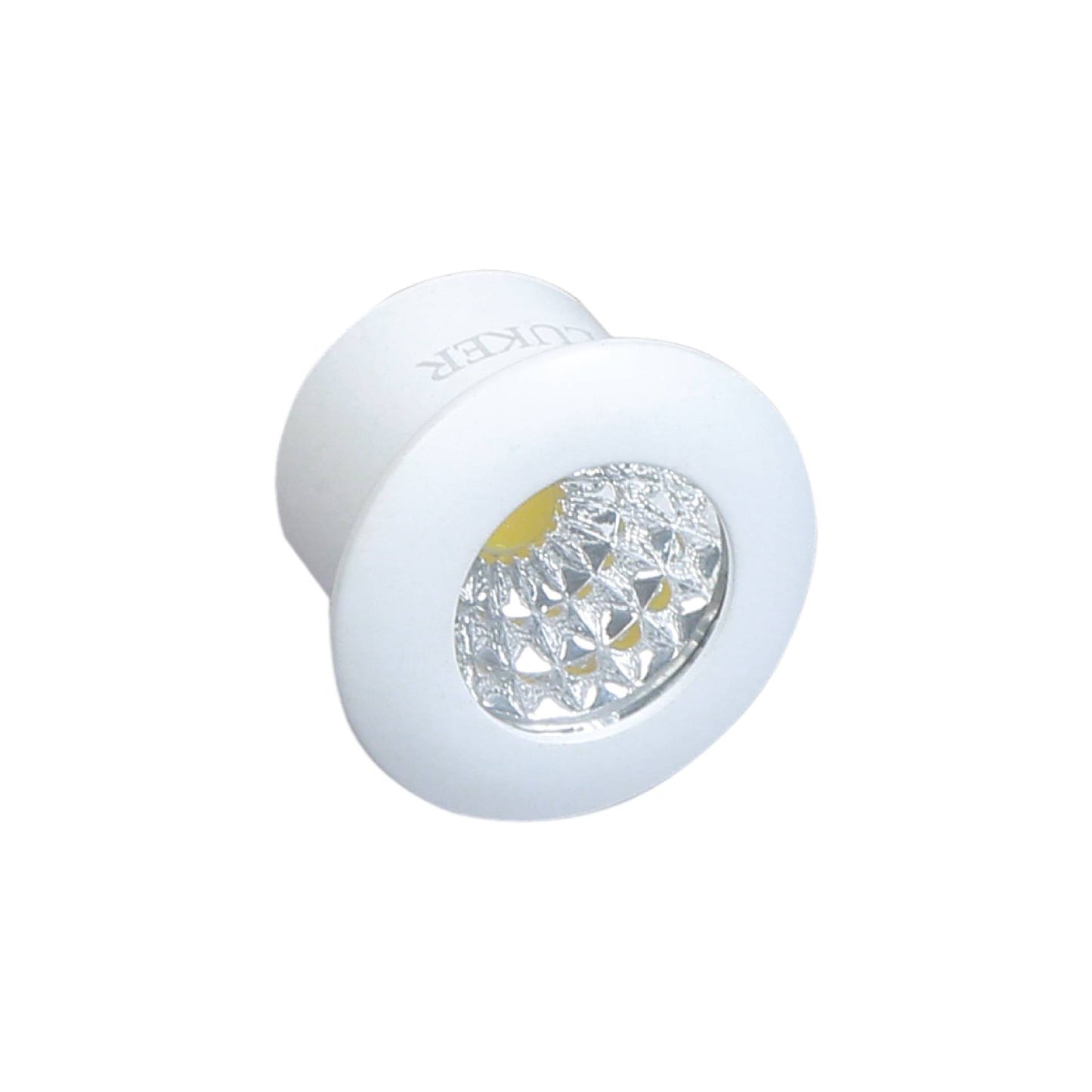 Corvus 1W Round Concealed LED Spot Light | 24° Beam Angle | White Colour | White Finish Aluminium Body | Indoor Spot Lighting