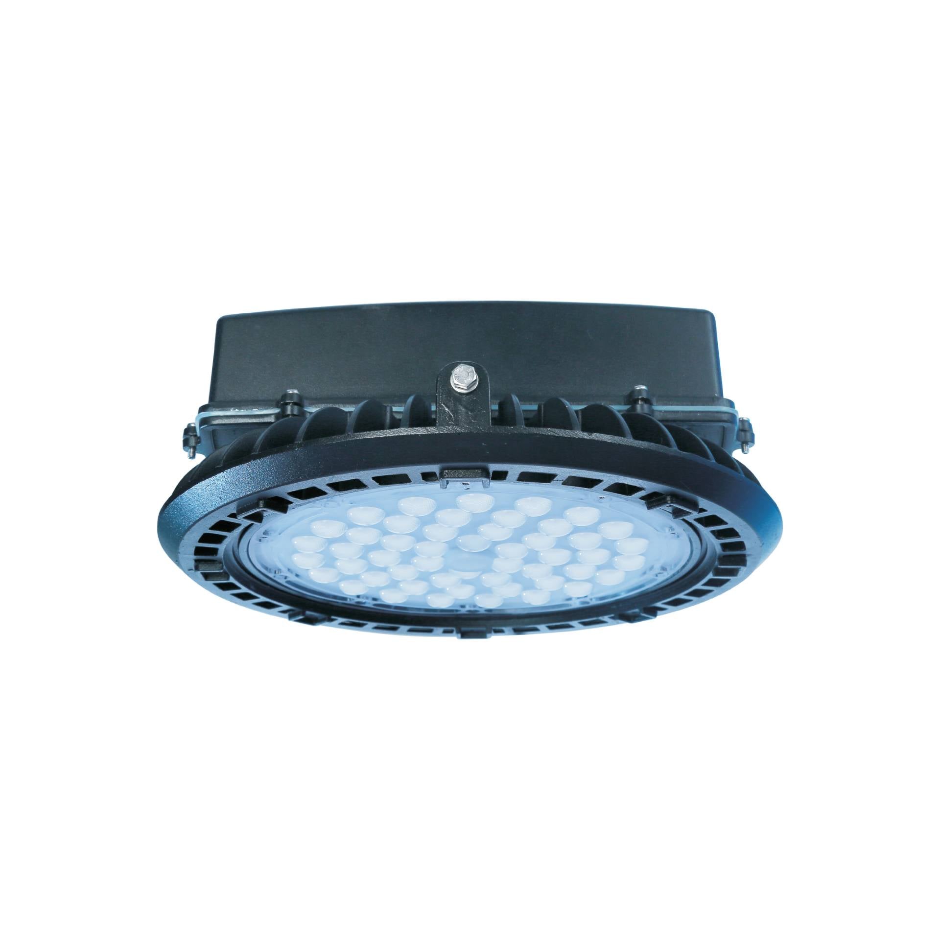 Avior 100W High Bay Light | White LED | Lens Type | Dark Grey Aluminium Die-Cast Body | Outdoor High Bay Light
