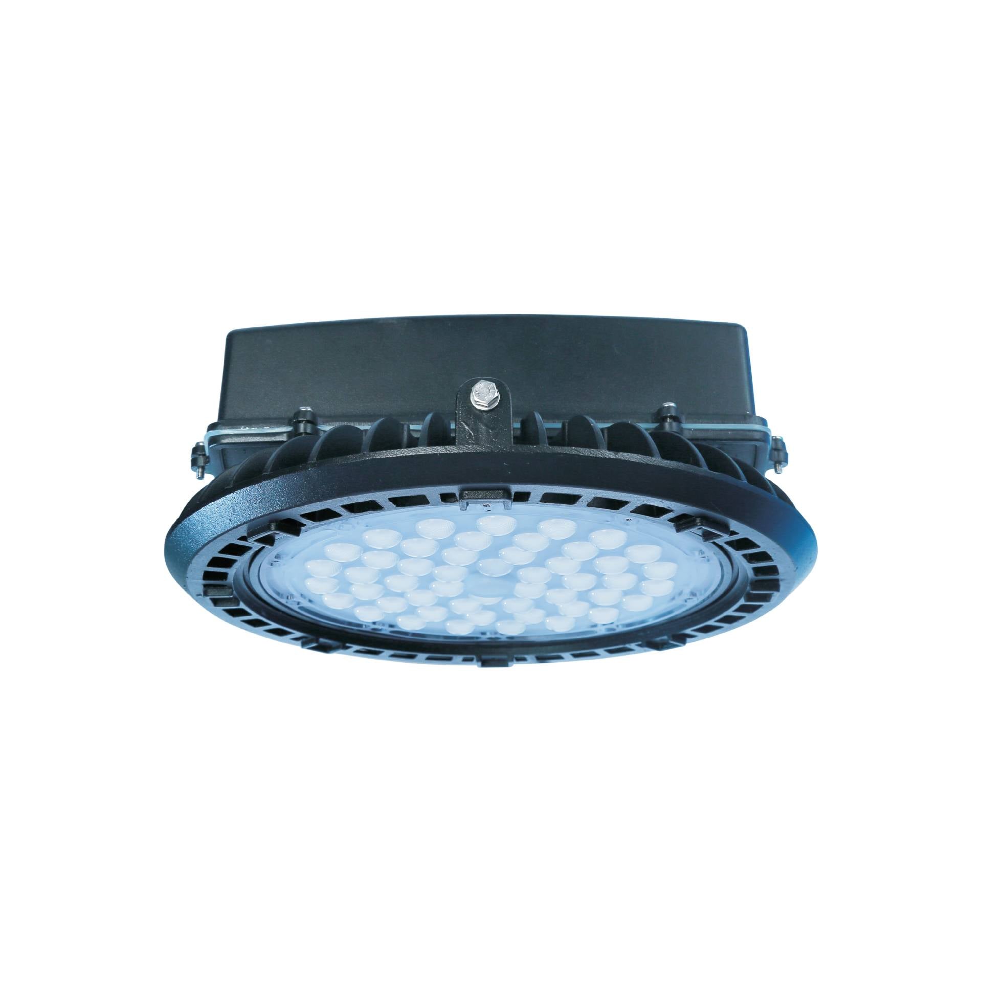Avior 120W High Bay Light | White LED | Lens Type | Dark Grey Aluminium Die-Cast Body | Outdoor High Bay Light