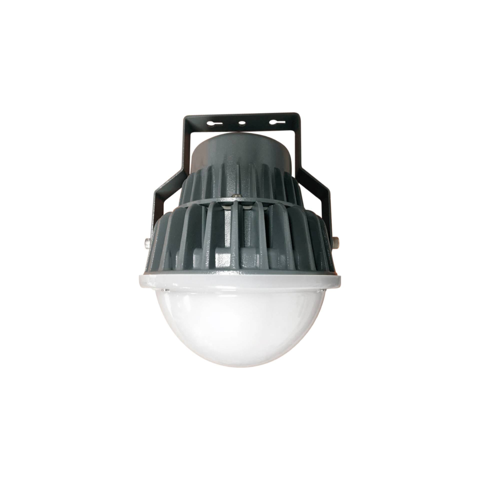 Faro 40W Well Glass Light | White | Grey Aluminium Die-Cast Body with milky white diffuser | Outdoor High Lumen Tunnel Light