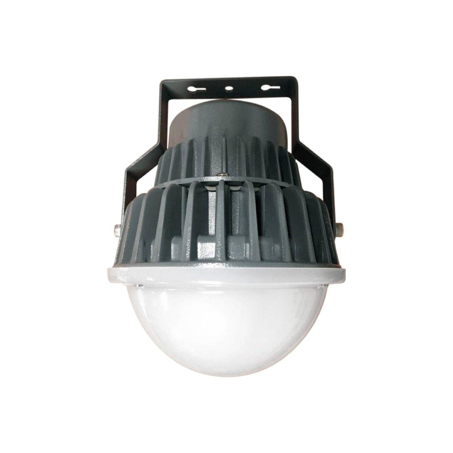 Faro 70W Well Glass Light | White | Grey Aluminium Die-Cast Body with milky white diffuser | Outdoor High Lumen Tunnel Light