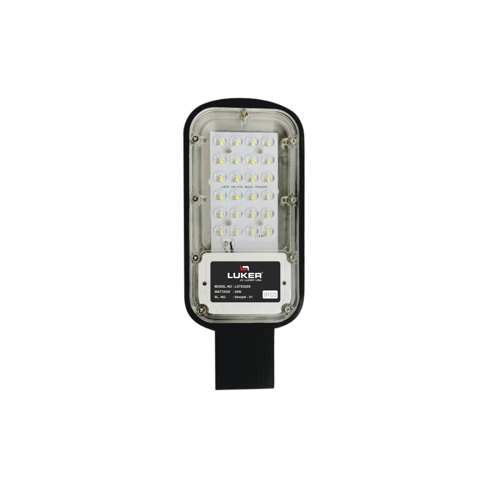 Strada Sleek Neo 20W | White LED | Aluminium Die-Cast Body with PC Lens | Outdoor Street Light