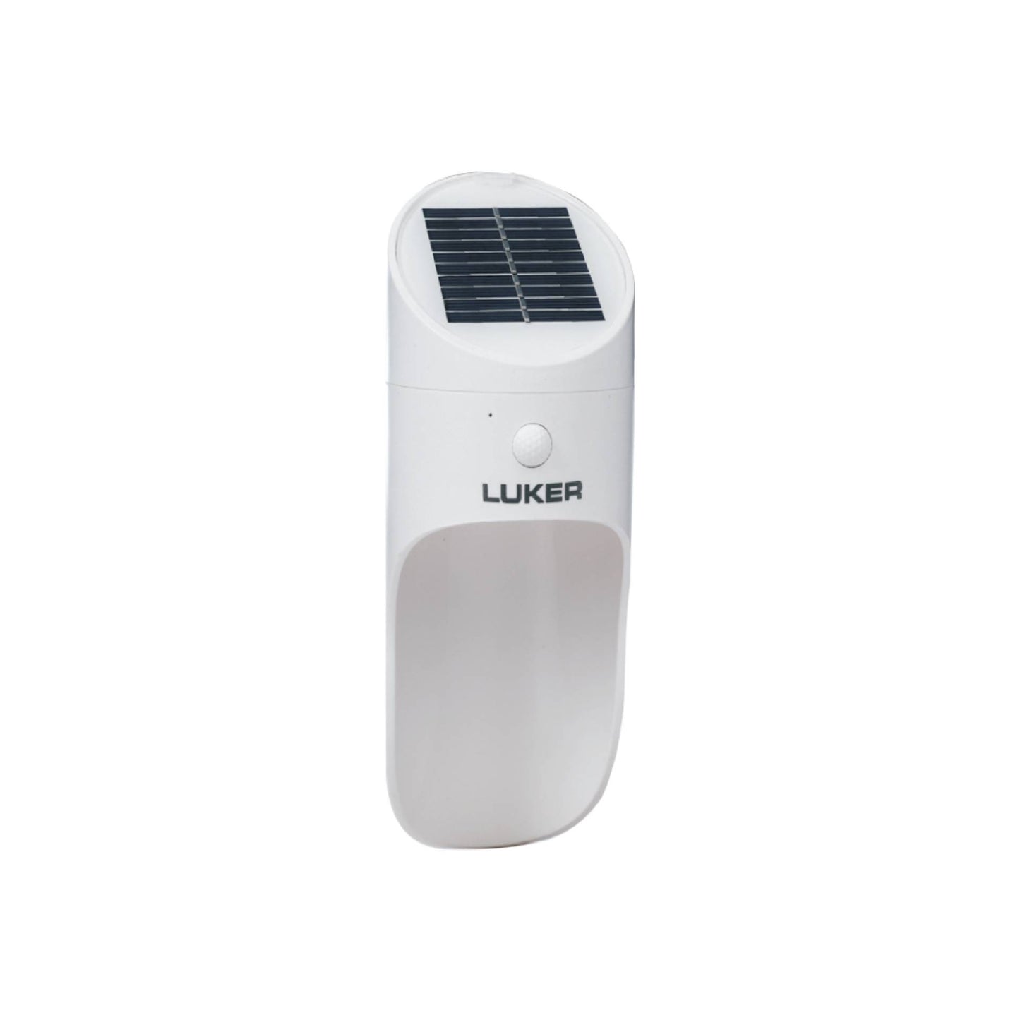Soltero Solar Wall Light – 3W Warm White Radiance | White PC Body | Outdoor Solar Wall Light