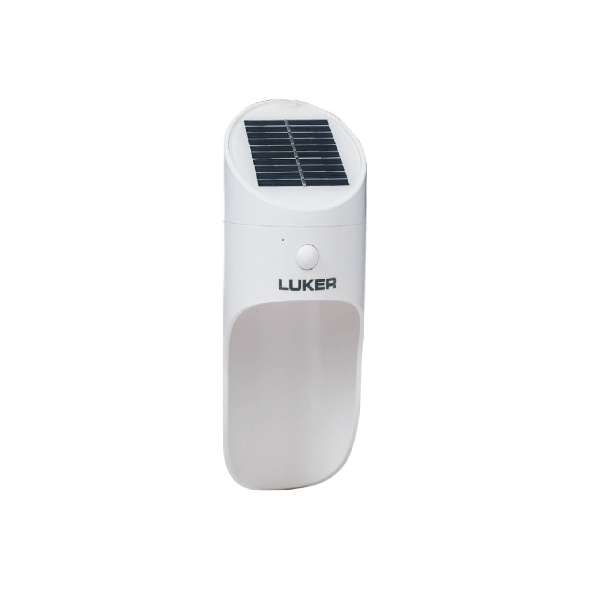 Soltero Solar Wall Light – 3W Warm White Radiance | White PC Body | Outdoor Solar Wall Light